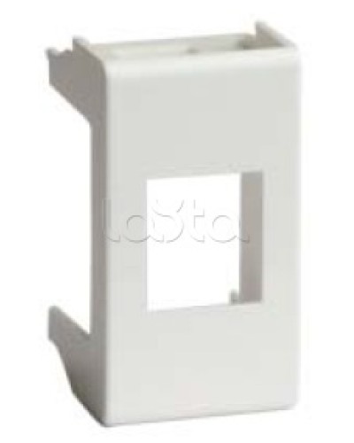 Адаптер для информационных разъемов SIEMON, белый, 1мод. DKC 76608B в Шахтах Аксессуары для стоек и шкафов Pintop.ru