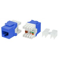 Вставка Hyperline (KJ8-8P8C-C6A-180-BL)