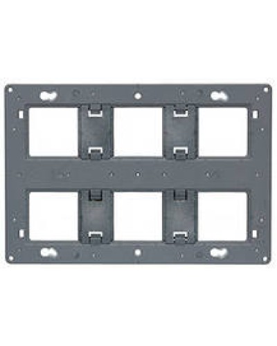 Суппорт Mosaic на 2x6, 2x8 или 2x3x2 модулей LEGRAND 080266 в Шахтах Аксессуары для кабель-канала Pintop.ru