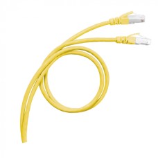 Патч-корд S/FTP, cat. 6а, PVC, 1м, желтый Legrand (051780)